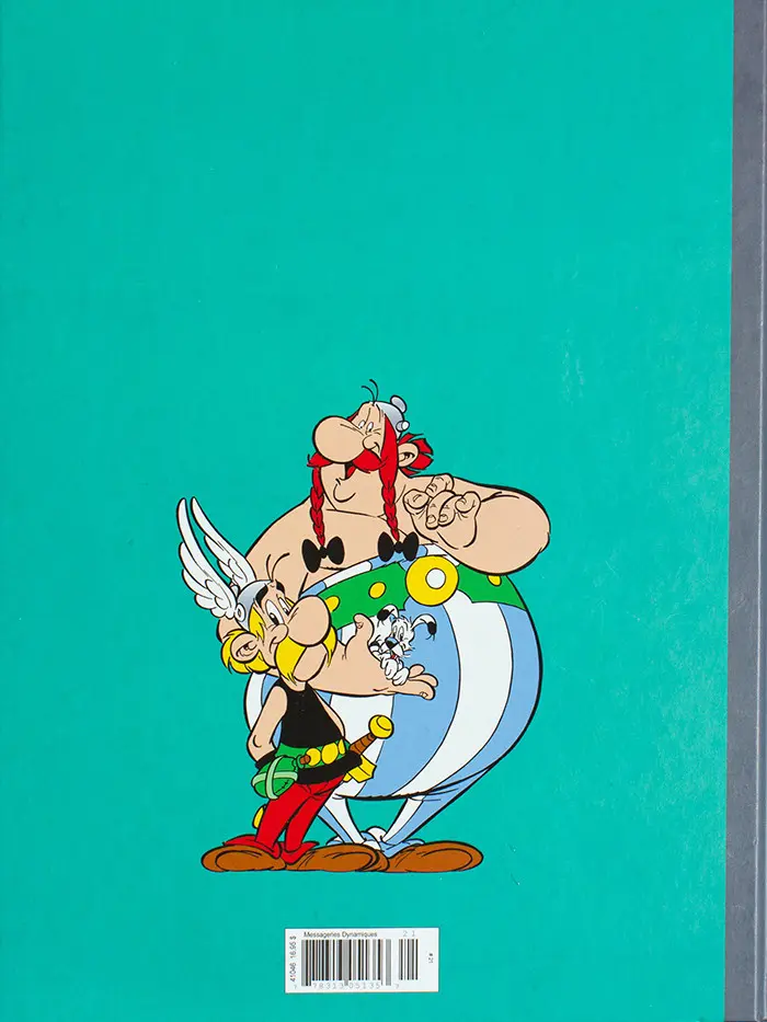 Verso de l'album Astérix La collection officielle Tome 36 Le papyrus de César