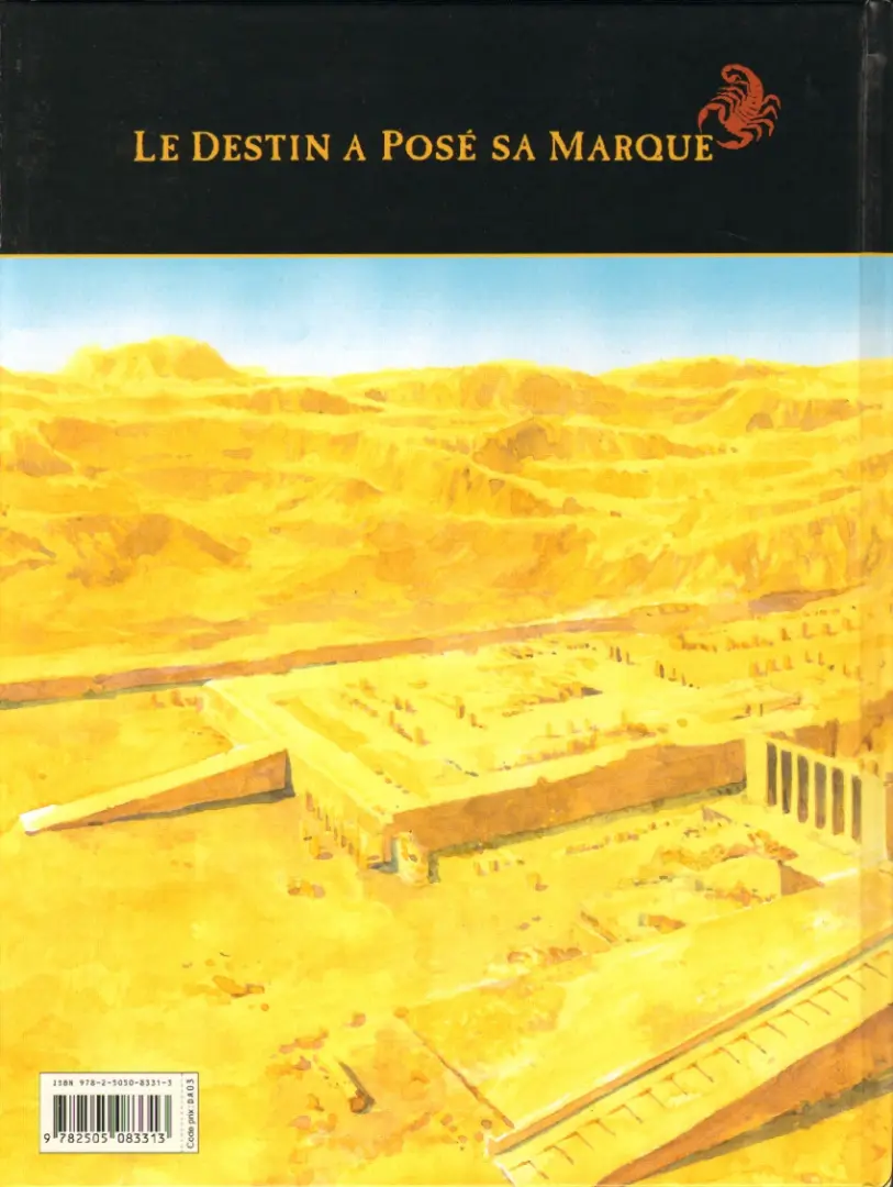 Verso de l'album Le Scorpion Tome 13 Tamose l'Égyptien