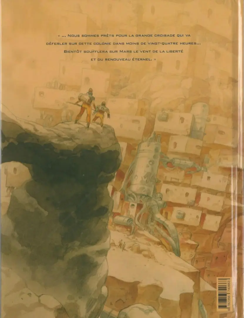 Verso de l'album On Mars_ 2 Les Solitaires