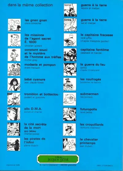 Verso de l'album Chlorophylle Tome 5 Zizanion le Terrible