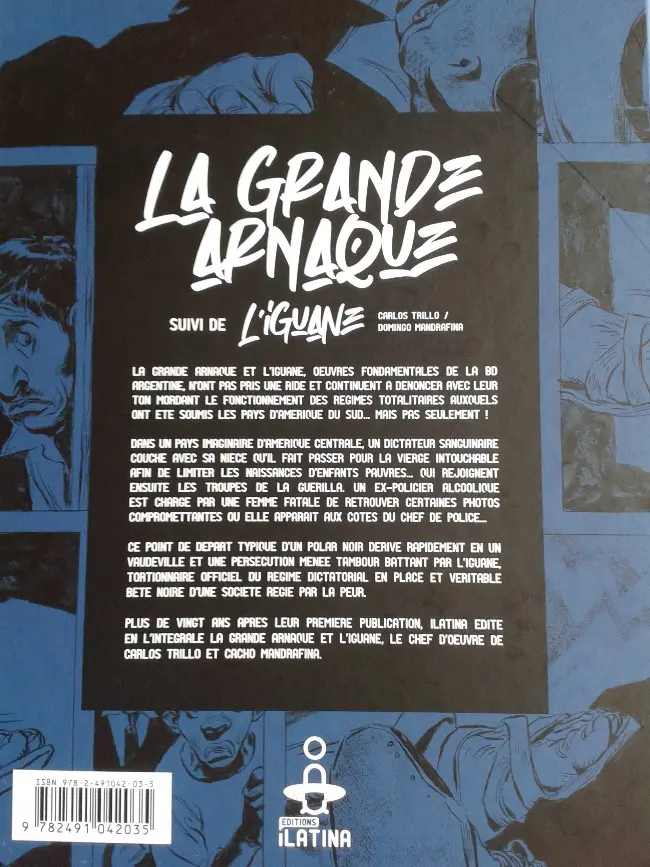 Verso de l'album La Grande arnaque