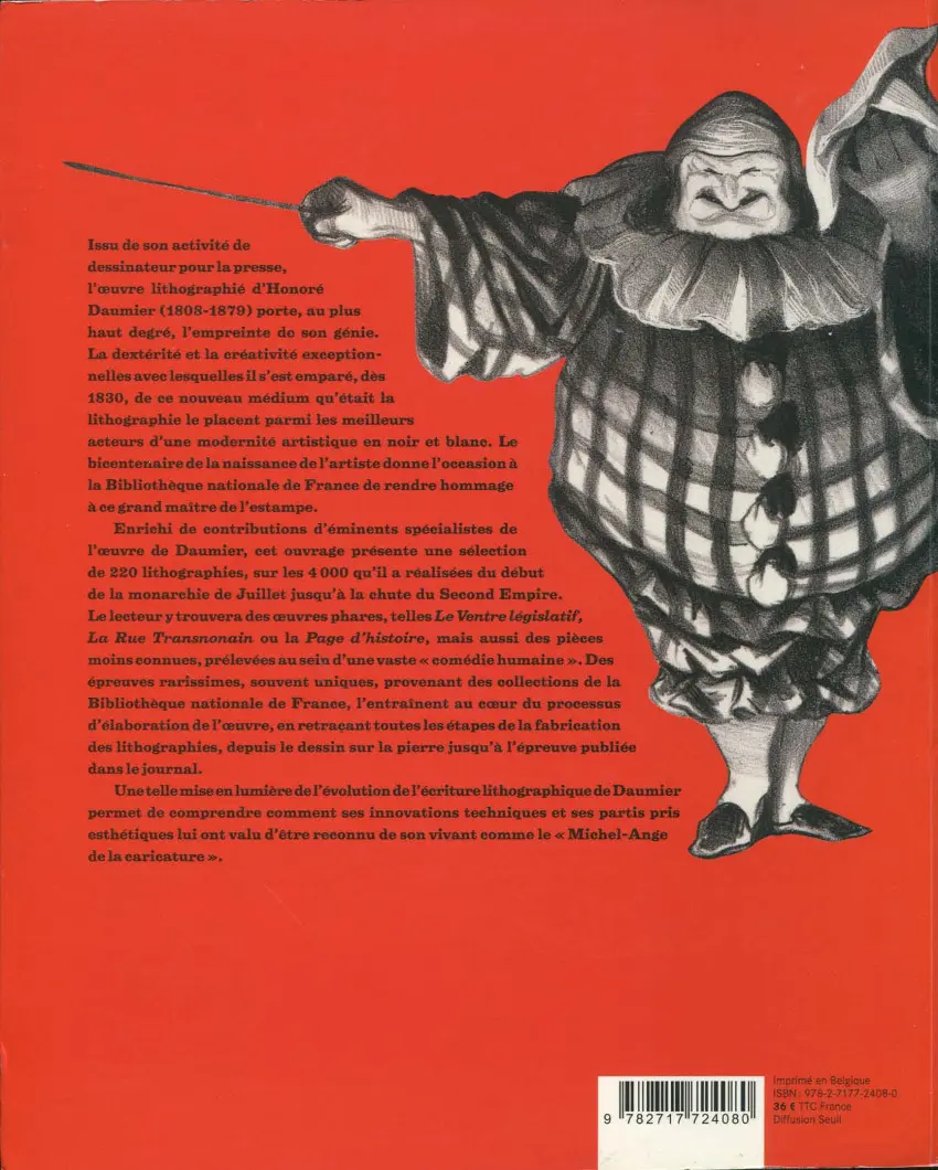 Verso de l'album Daumier