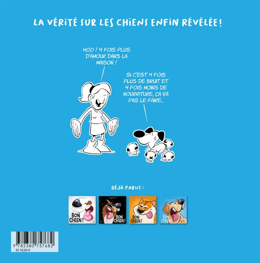 Verso de l'album Bon chien Tome 4