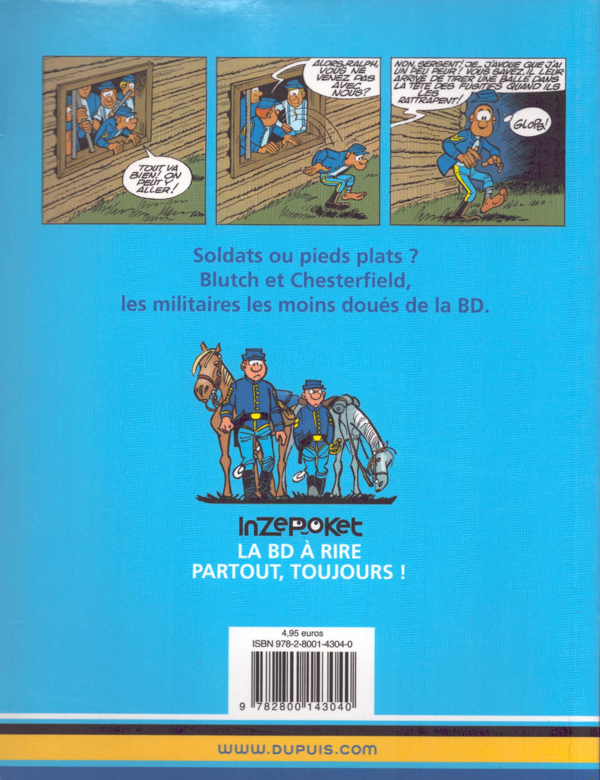Verso de l'album Les Tuniques Bleues Tome 6 La prison de Robertsonville
