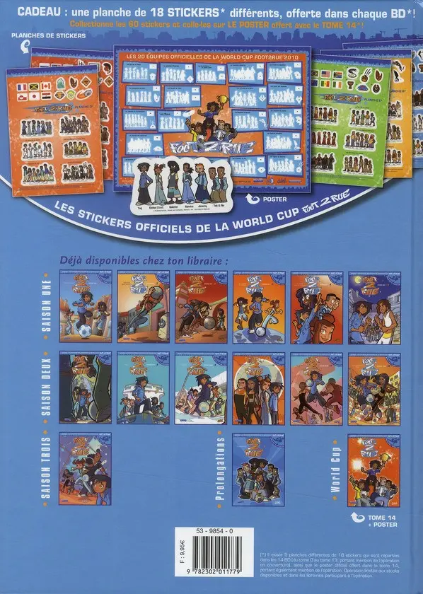 Verso de l'album Foot 2 rue Tome 10 Les diables noirs