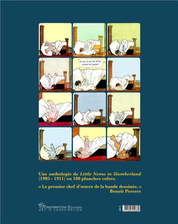 Verso de l'album Little Nemo in Slumberland Anthologie