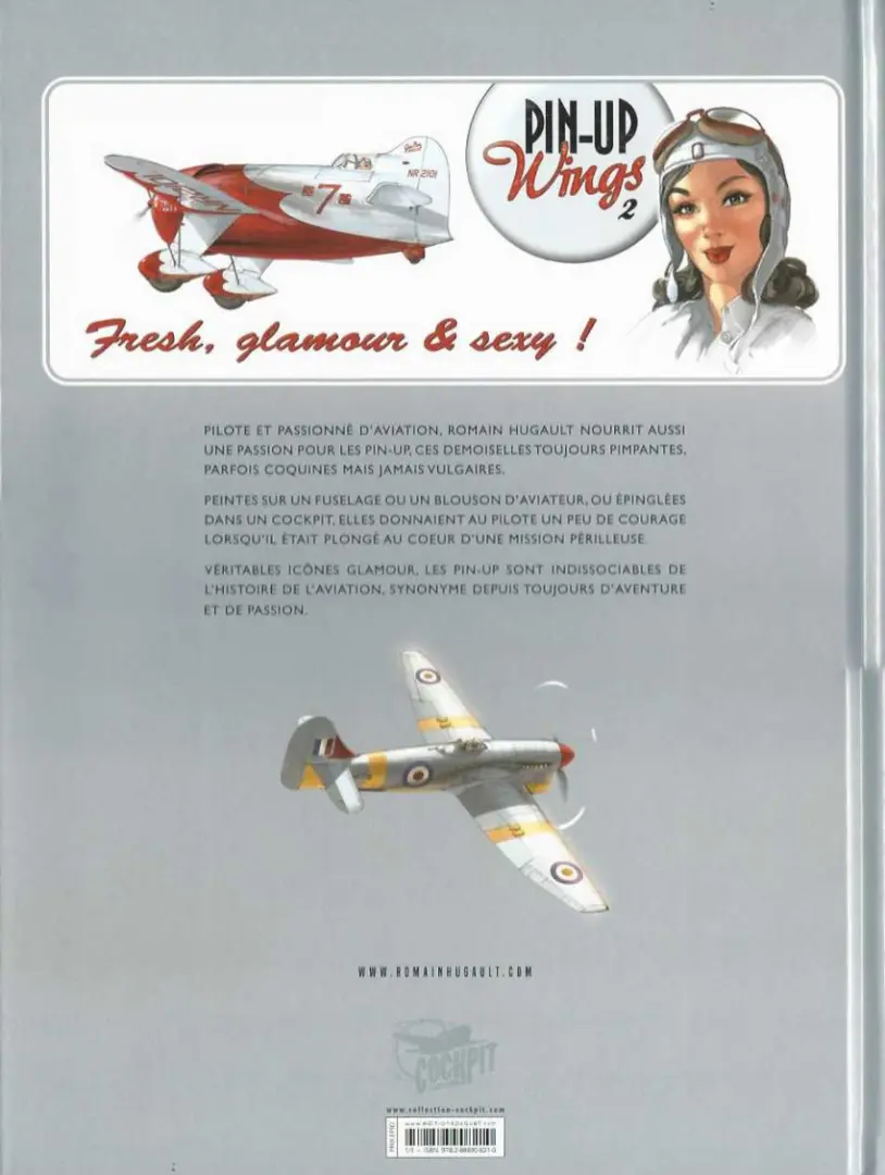 Verso de l'album Pin-Up Wings 2