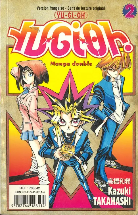 Verso de l'album Yu-Gi-Oh ! Manga Double 1-2