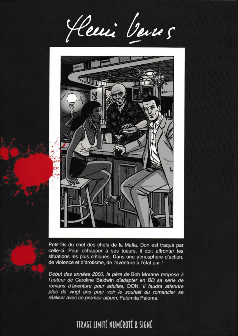Verso de l'album Don Tome 1 Palomita Paloma