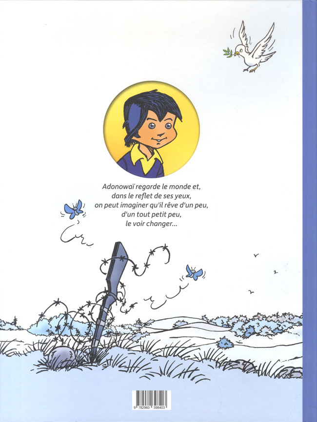 Verso de l'album Adonowaï Regards