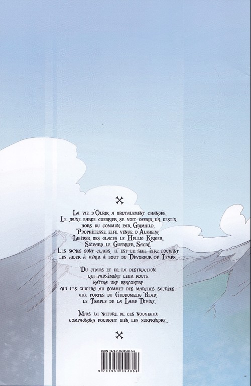 Verso de l'album Le Dévoreur de Temps Tome 2 L'éveil