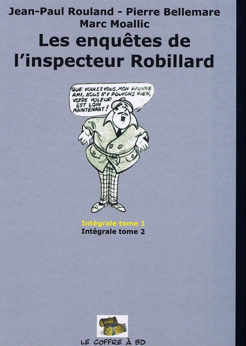 Verso de l'album Les Enquêtes de l'inspecteur Robillard Tome 1