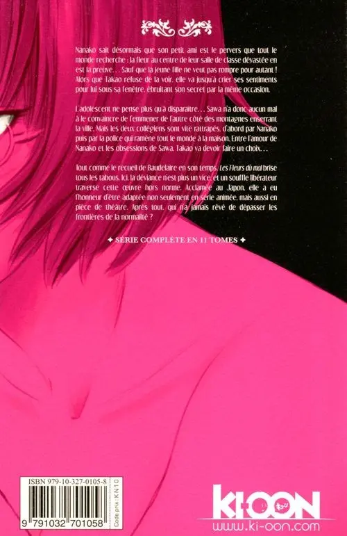 Verso de l'album Les Fleurs du Mal 4
