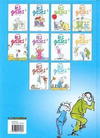 Verso de l'album Les Gosses Tome 10 G.U un 8 en fran_C