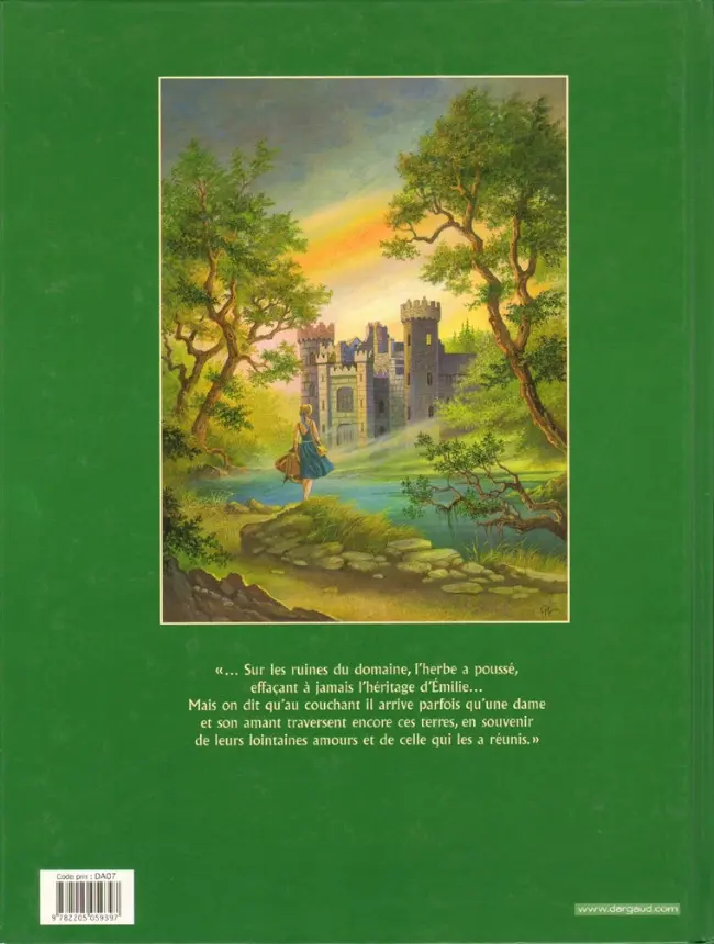 Verso de l'album L'Héritage d'Émilie Tome 5 L'Arcane