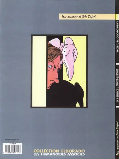 Verso de l'album L'Incal Tome 5 La Cinquième Essence - 1ère partie - Galaxie qui songe
