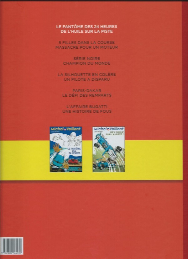 Verso de l'album Michel Vaillant Jacky Ickx L'Intégrale Tome 1