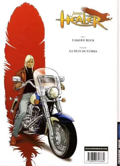 Verso de l'album James Healer Tome 1 Camden Rock