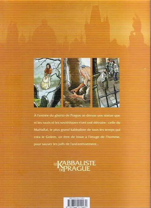 Verso de l'album Le Kabbaliste de Prague Tome 2/2