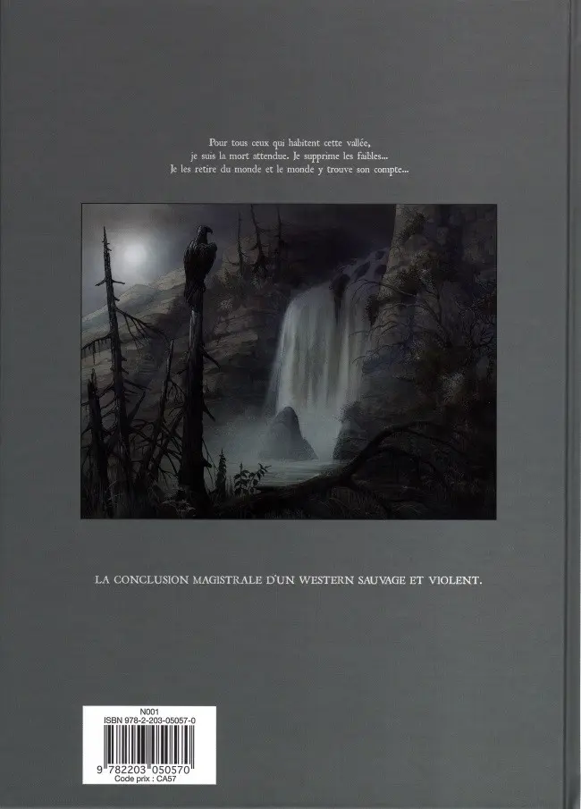 Verso de l'album Kraa Tome 3 La Colère blanche de l'orage