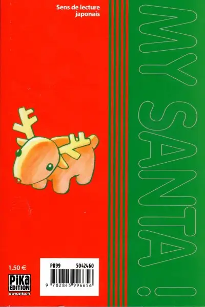 Verso de l'album My Santa Mon Père Noël à Jamais