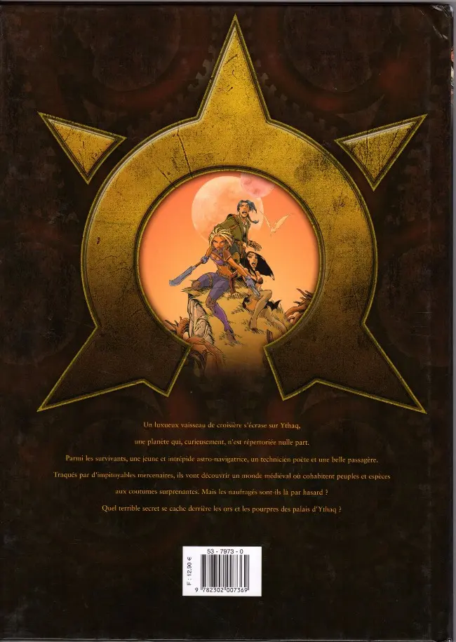 Verso de l'album Les Naufragés d'Ythaq Tome 7 La marque des Ythes
