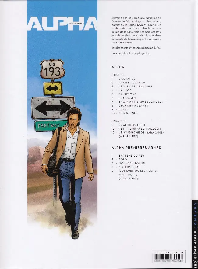 Verso de l'album Alpha Premières Armes Tome 4 Matriochkas