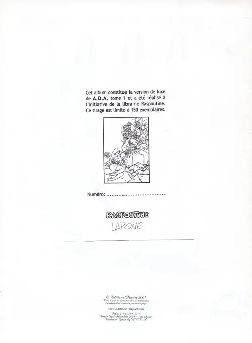 Autre de l'album A.D.A. - Antique Detective Agency Tome 1