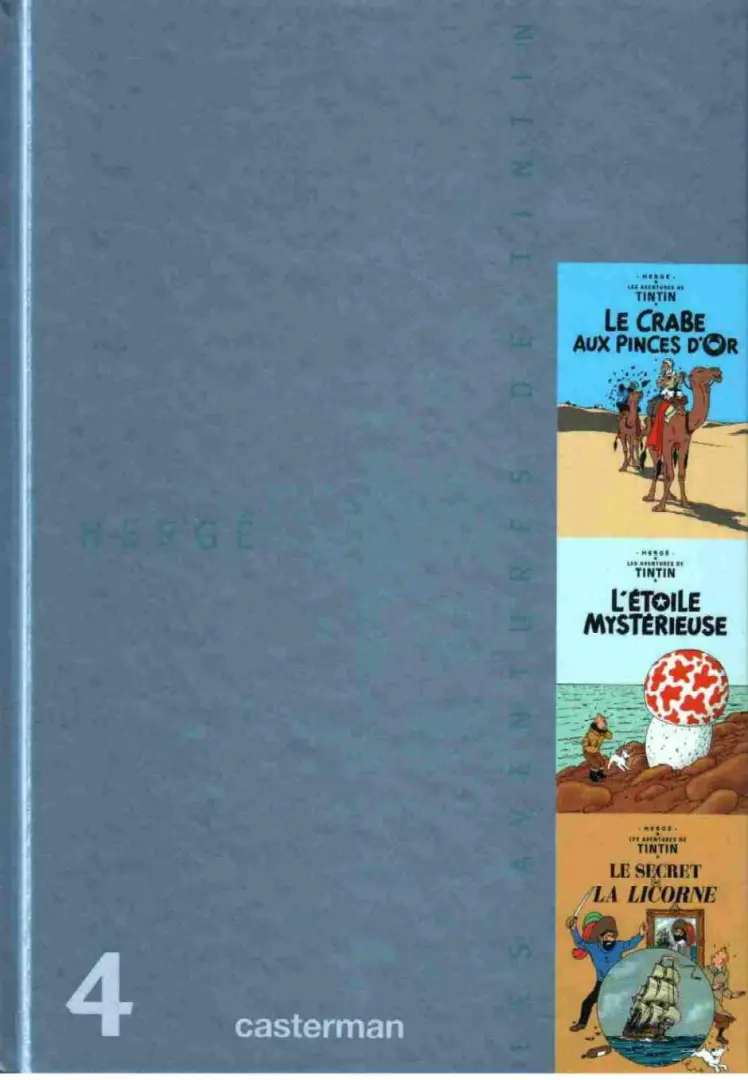 Couverture de l'album Tintin Coffret 75ème anniversaire Volume 4