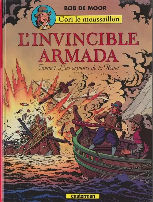 Couverture de l'album Cori le Moussaillon Tome 2 L'invincible armada 1 - les espions de la reine