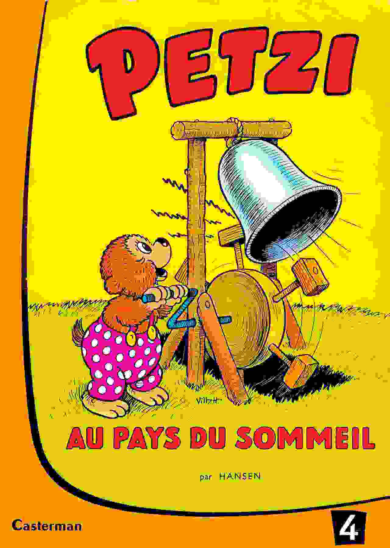 Couverture de l'album Petzi Tome 4 Petzi au pays du sommeil