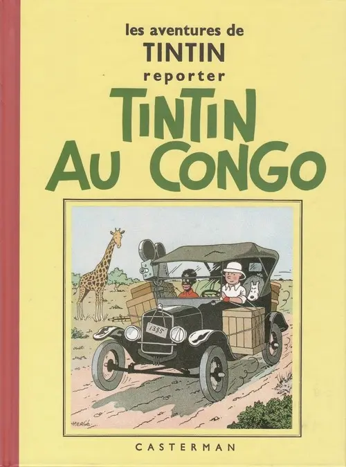Couverture de l'album Tintin Tome 2 Tintin au Congo