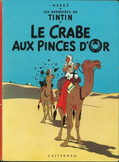 Couverture de l'album Tintin Tome 9 Le crabe aux pinces d'or