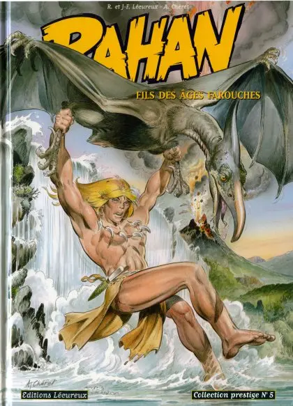 Couverture de l'album Rahan Volume 5 La Horde des bannis - La Légende de la grotte de Niaux