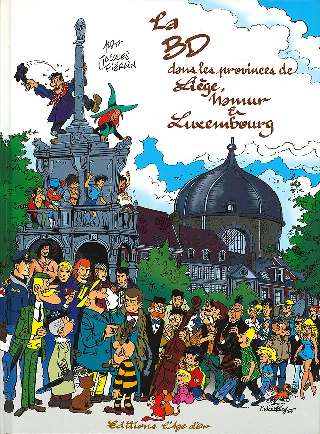 Couverture de l'album La Bd en Belgique Tome 3 La BD dans les provinces de Liège, Namur & Luxembourg