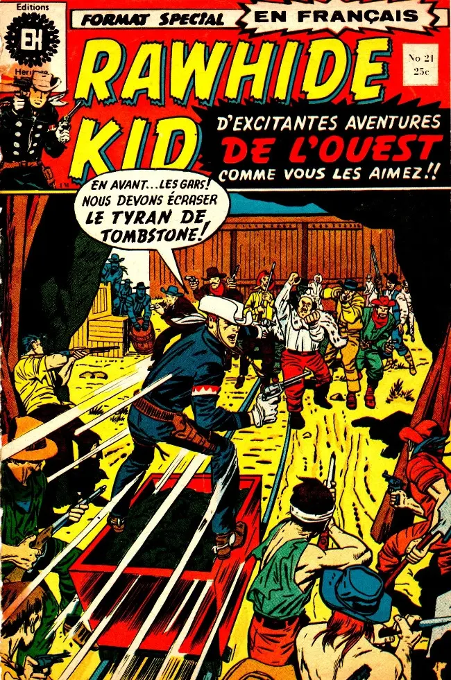 Couverture de l'album Rawhide Kid N° 21 Le tyran de Tombstone !