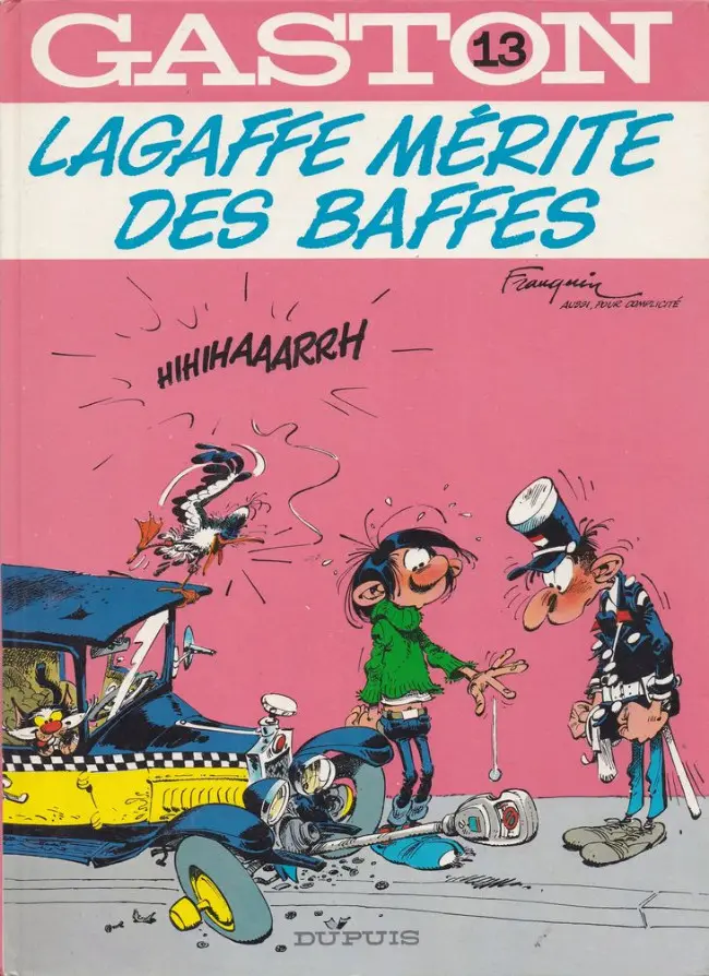 Couverture de l'album Gaston Tome 13 Lagaffe mérite des baffes