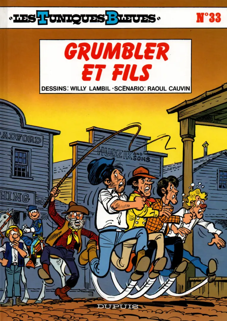 Couverture de l'album Les Tuniques Bleues Tome 33 Grumbler et fils