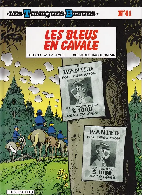 Couverture de l'album Les Tuniques Bleues Tome 41 Les bleus en cavale