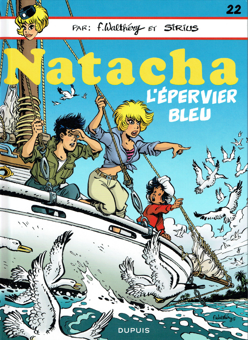 Couverture de l'album Natacha Tome 22 L'Épervier bleu