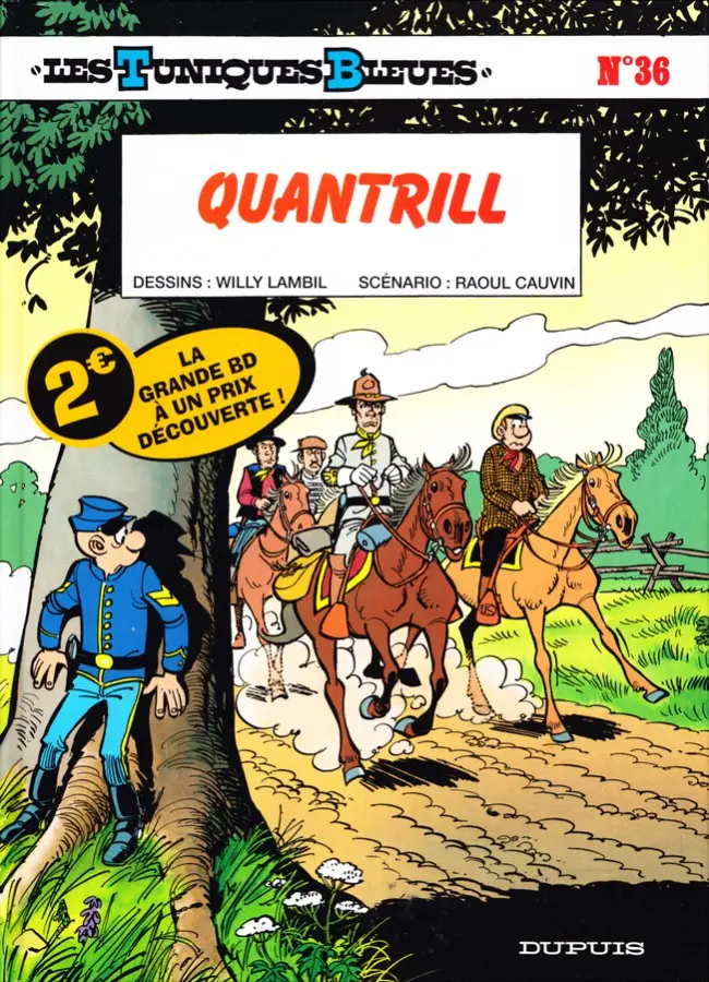 Couverture de l'album Les Tuniques Bleues Tome 36 Quantrill