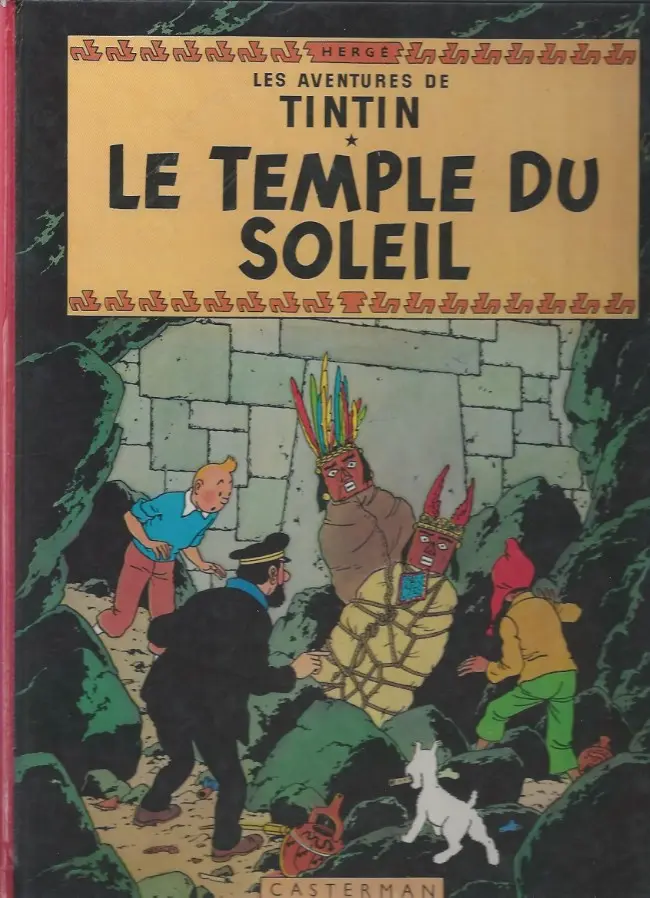 Couverture de l'album Tintin Tome 14 Le temple du soleil