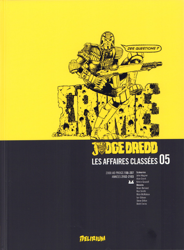 Couverture de l'album Judge Dredd : Les Affaires classées Tome 5 Années 2102-2103