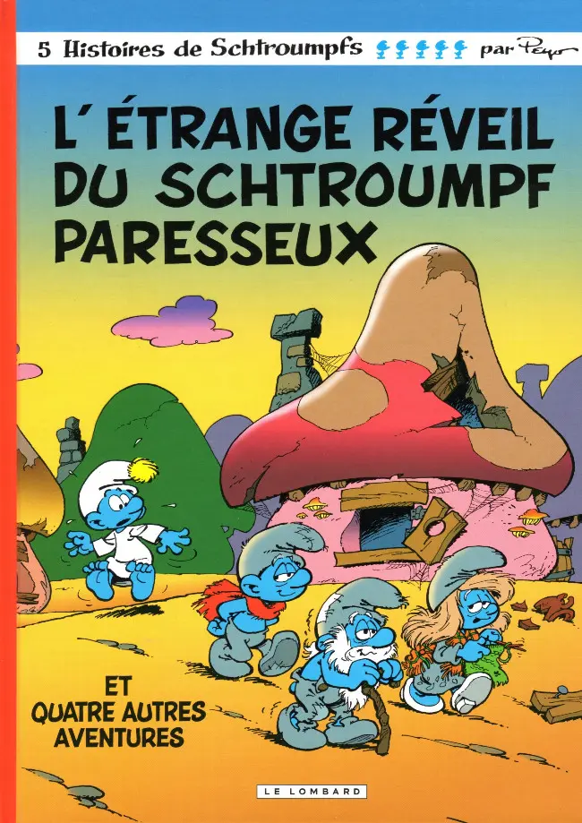 Couverture de l'album Les Schtroumpfs Tome 15 L'Étrange Réveil du Schtroumpf paresseux