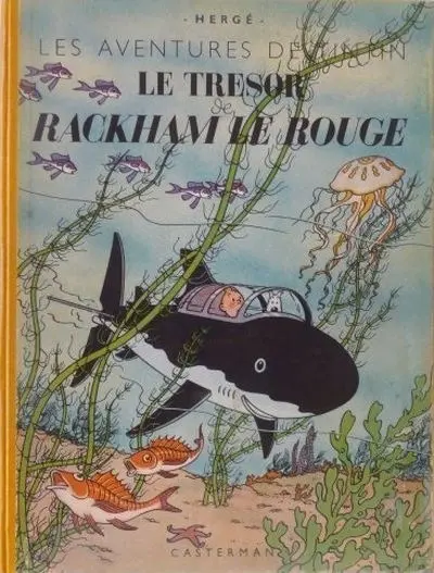 Couverture de l'album Tintin Tome 12 Le Trésor de Rackham le Rouge