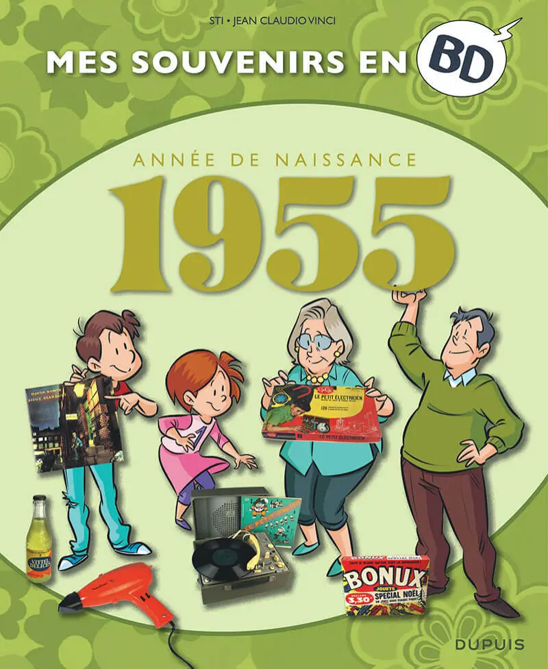 Couverture de l'album Mes souvenirs en BD Tome 16 Année de naissance 1955