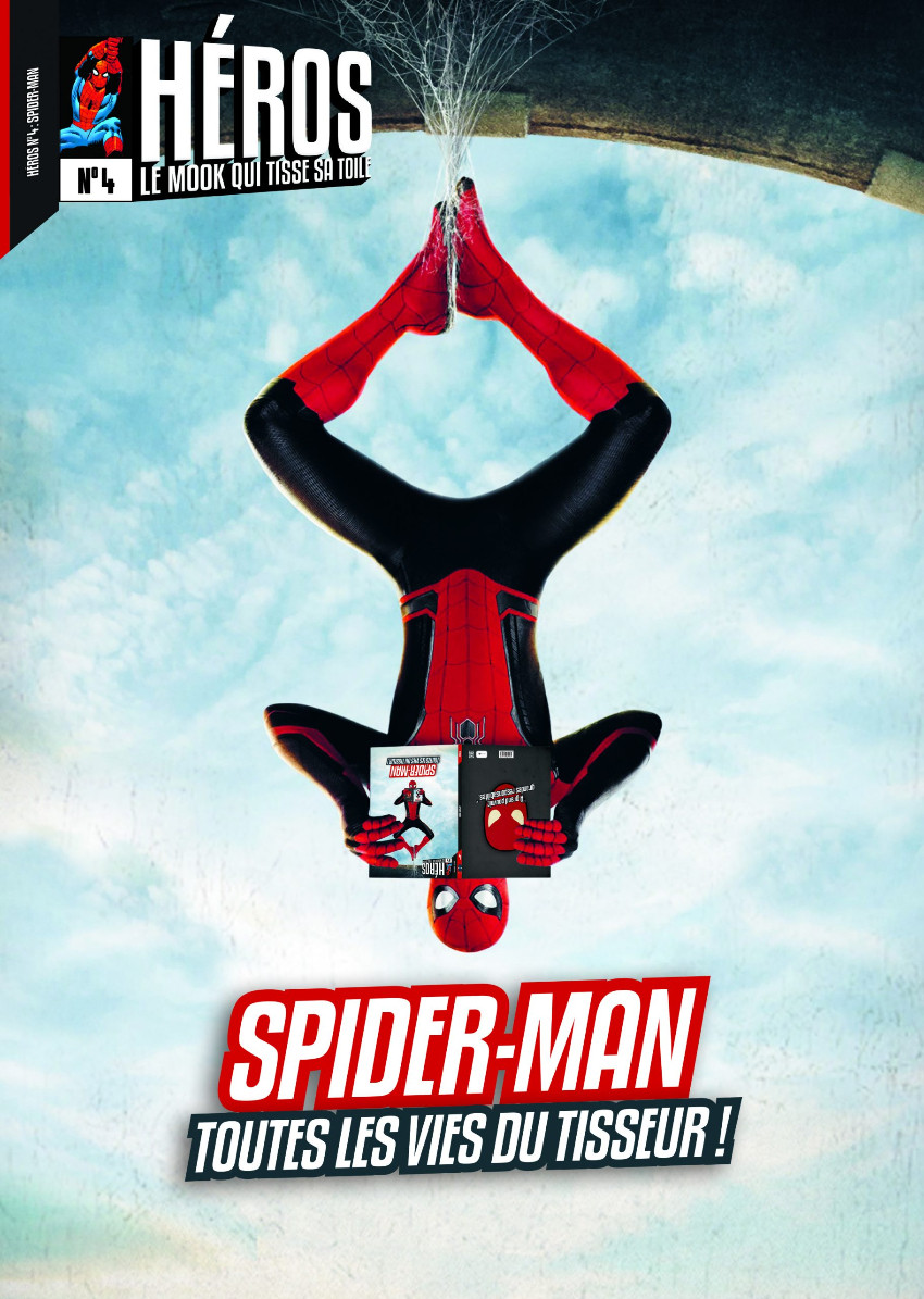 Couverture de l'album Héros : Le Mook N° 4 Spider-Man, toutes les vies du tisseur !