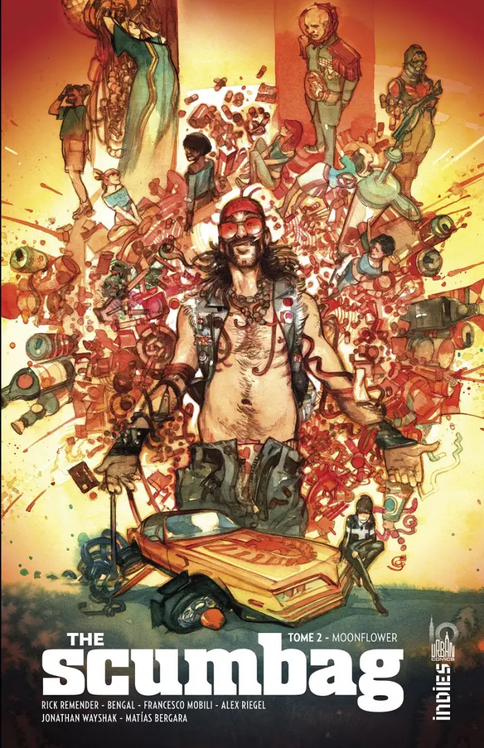 Couverture de l'album The scumbag Tome 2 Moonflower