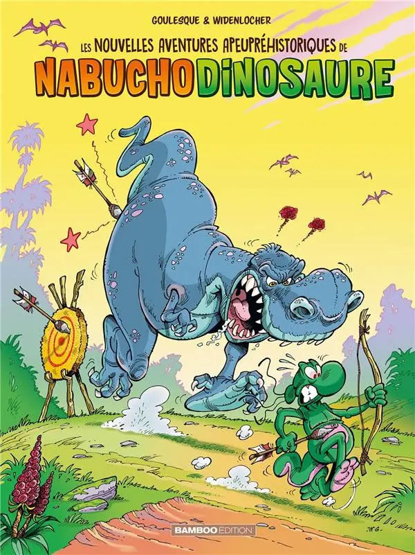 Couverture de l'album Les nouvelles aventures apeupréhistoriques de Nabuchodinosaure Tome 3