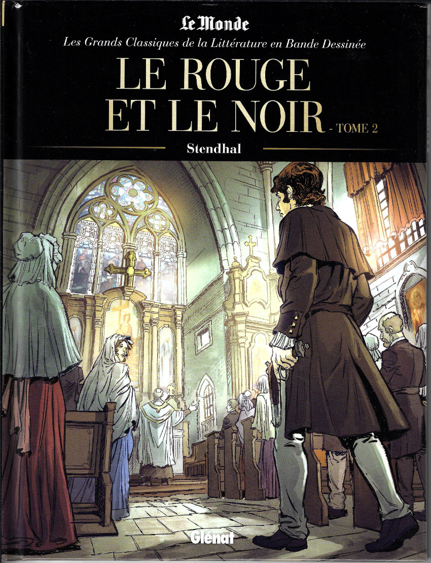 Couverture de l'album Les Grands Classiques de la littérature en bande dessinée Tome 39 Le rouge et le noir - Tome 2